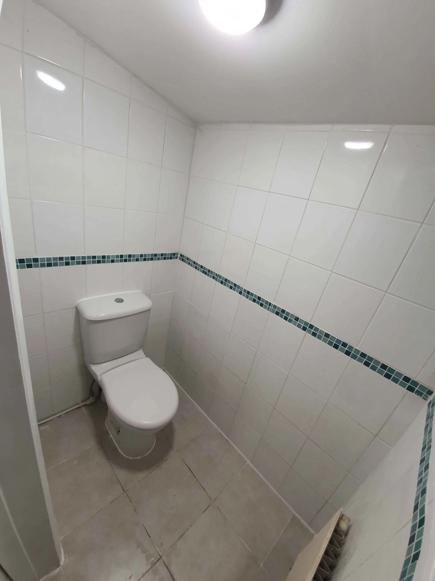 Downstairs Bathroom Tiled + New Lighting