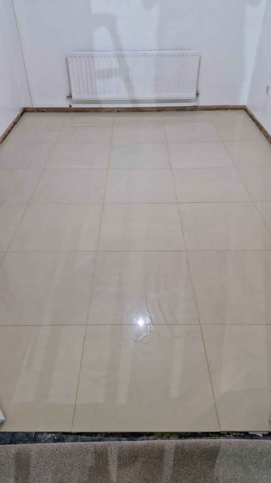Living Room and Hallway Floor Tiling