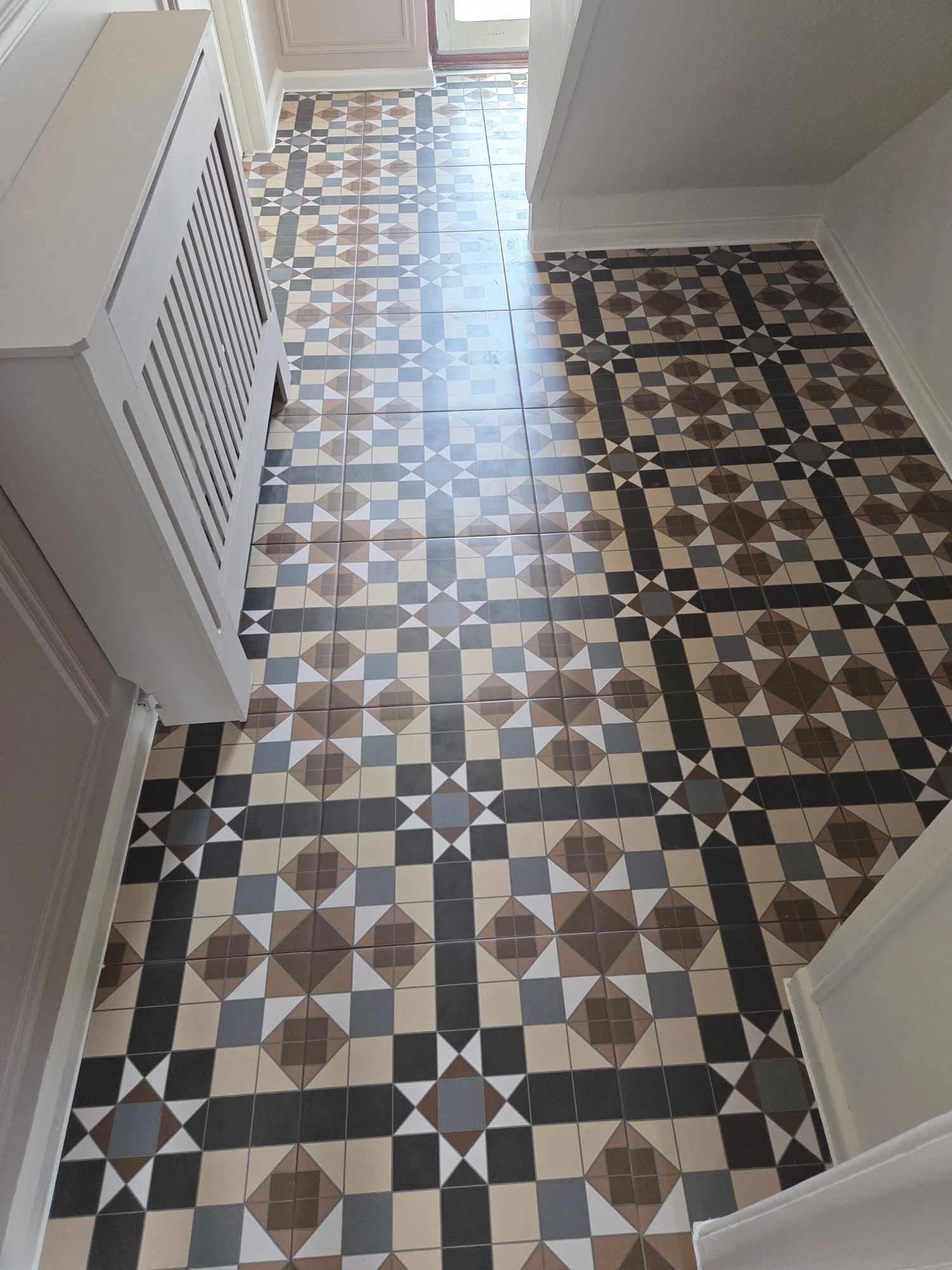 Mosaic Hallway Tiling
