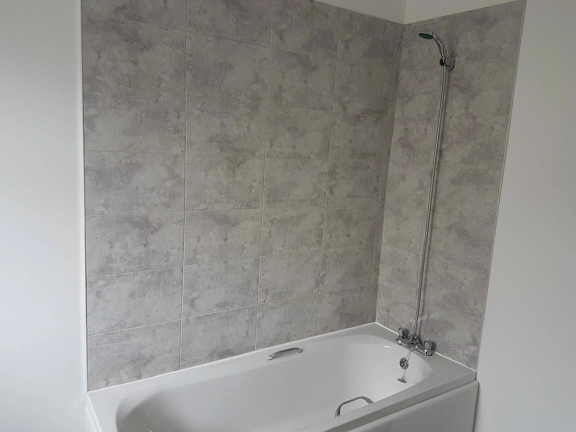 Shower Wall Tile Installation